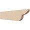 Ekena Millwork 2in. W x 6in. H x 24in. L Crestline Woodgrain TimberThane Rafter Tail, Primed Tan RFTUR02X06X24CRERCPR - alternate 1